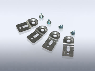 塑料盒不锈钢挂墙钩(4PCS)